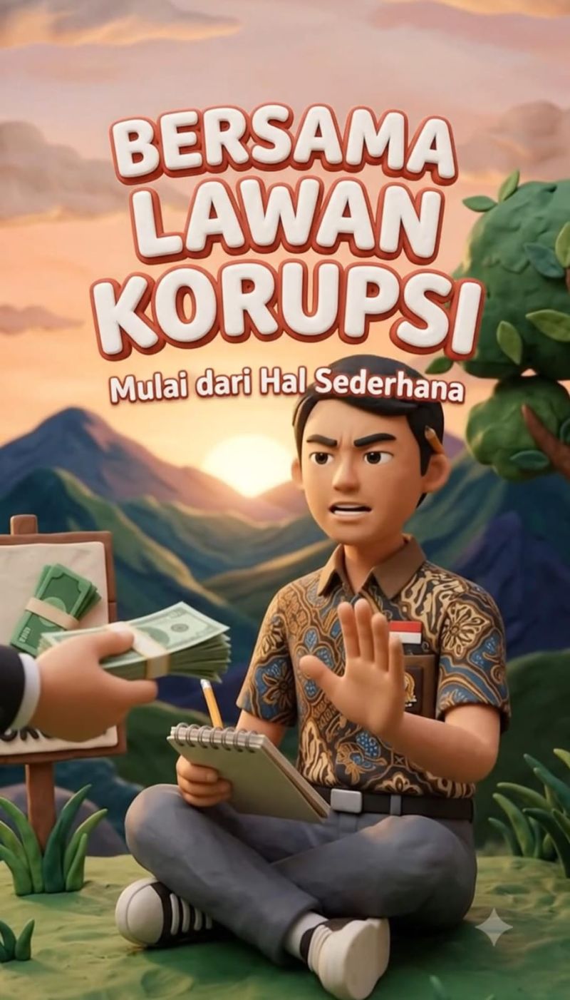 BERSAMA LAWAN KORUPSI MULAI DARI HAL SEDERHANA