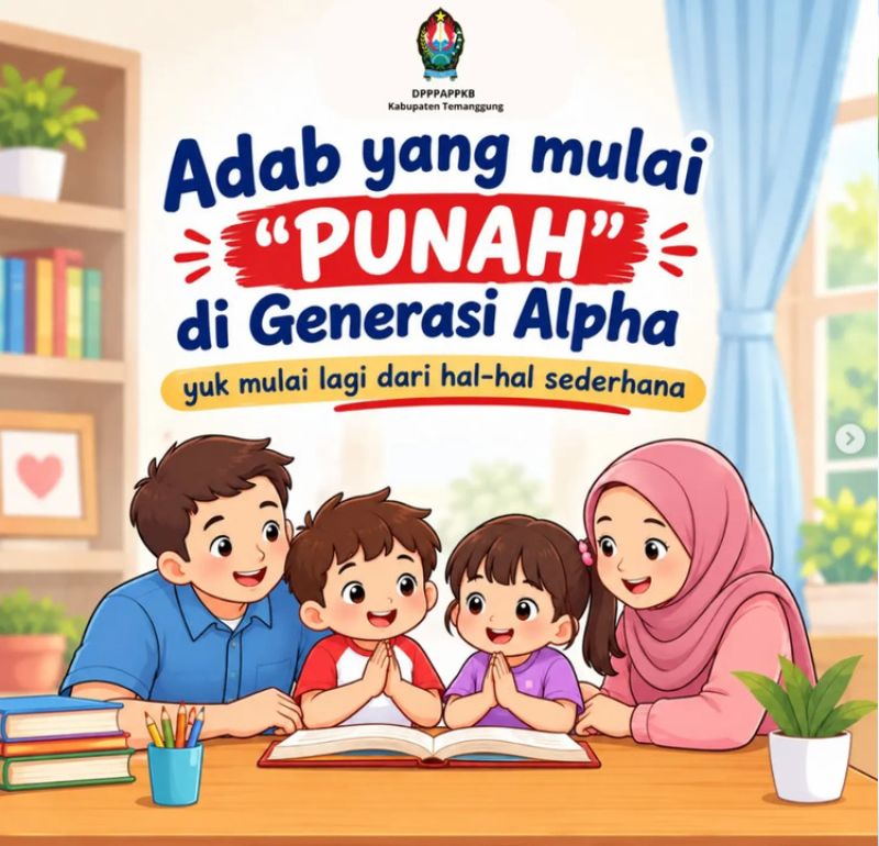 Adab yang mulai "PUNAH" di generasi Alpha