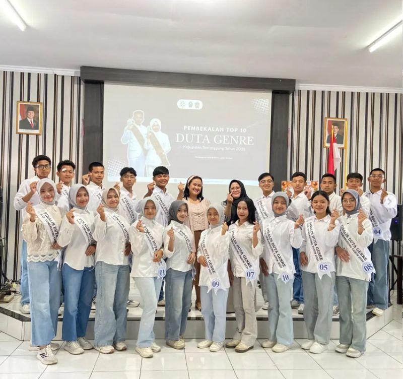 10 pasang finalis Pemilihan Duta Genre Kabupaten Temanggung Tahun 2026 kembali mendapatkan berbagai materi penguatan untuk memperluas wawasan